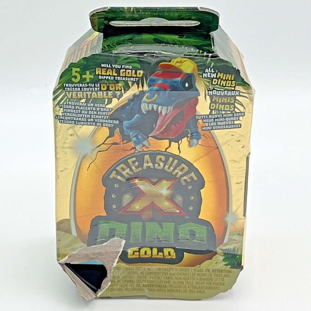 Treasure X Dino Gold Mini Dino Surprise Moose Toys Real Gold Treasure Figure